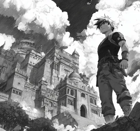 歪歪漫画阅读场景主视觉，展示按题材分类浏览漫画条目的界面氛围